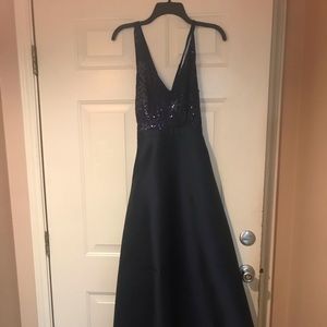 Maniju Long Dress Navy